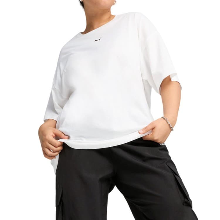 Футболка женская Puma ESS Relaxed Tee белая 68497102