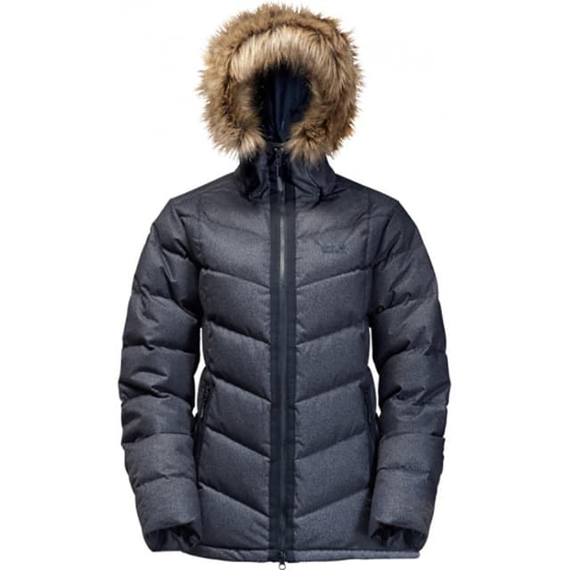 Пуховик женский Jack Wolfskin синий 1202311-1010