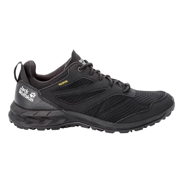 Полуботинки мужские Jack Wolfskin Woodland Texapore Low M черные 4039211-6000