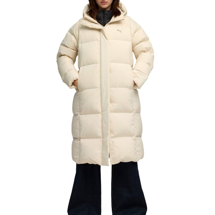 Куртка жіноча Puma Hooded Down Puffer Coat молочна 68839087
