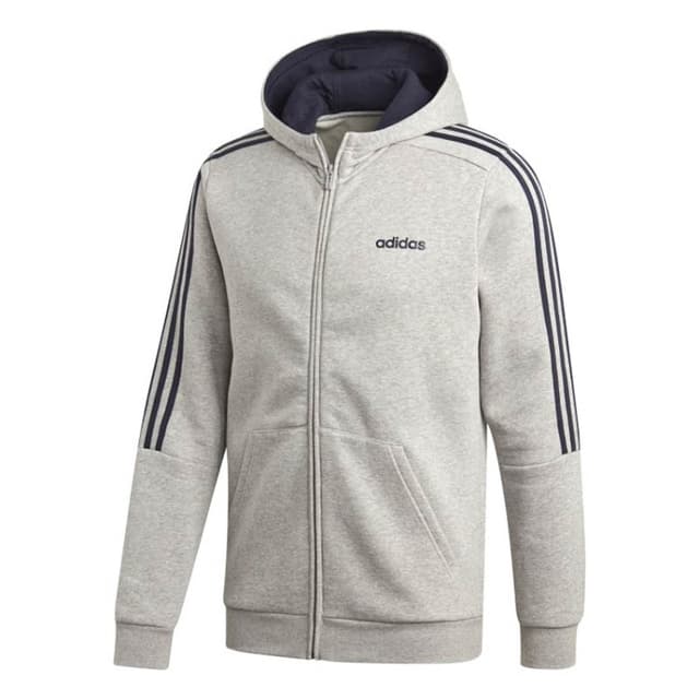 Толстовка мужская Adidas 3-Stripes серая EI9000