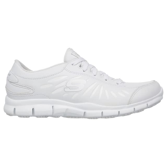 Кроссовки женские Skechers Work Relaxed Fit белые 76564-WHT