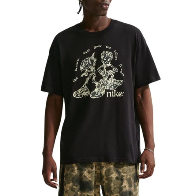 Футболка мужская Nike U NSW TEE LSE TALL FLOWERS черная II3688-010