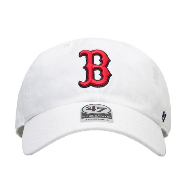 Бейсболка 47 Brand Clean Up Red Sox белая B-RGW02GWS-WH 