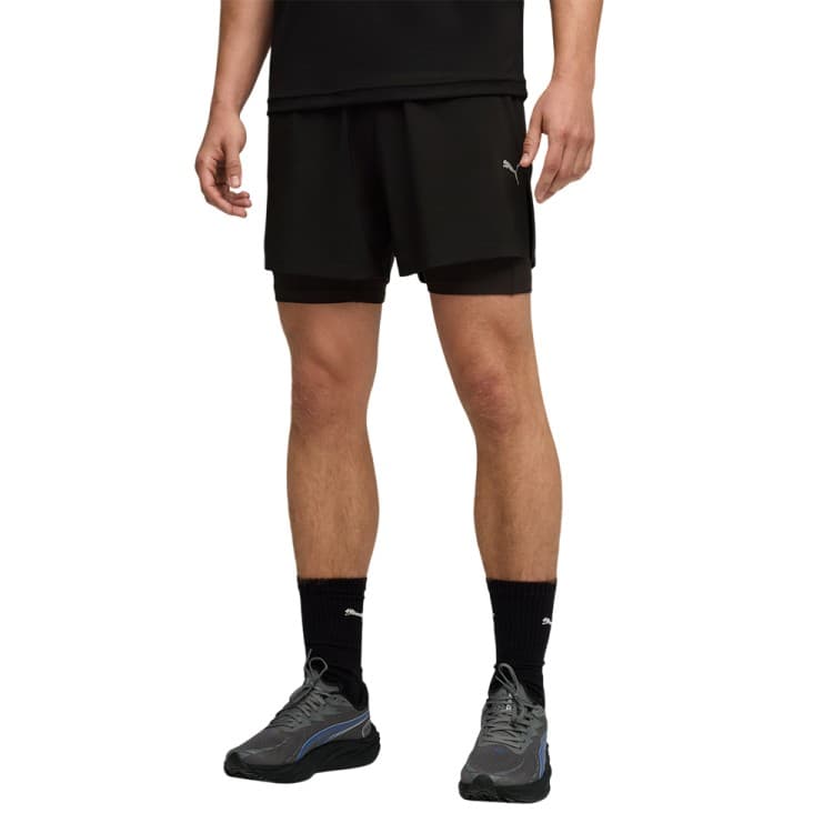 Шорти чоловічі Puma M DREAMRUN 2in1 5" DryCELL Short чорні 52855101