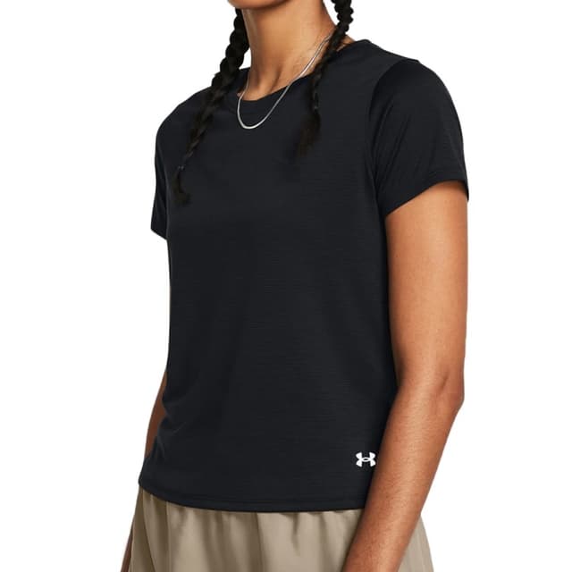 Футболка жіноча Under Armour UA Streaker SS чорна 1382434-001
