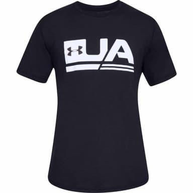 Футболка мужская Under Armour SPORTSTYLE SS DROP HEM черная 1329617-001