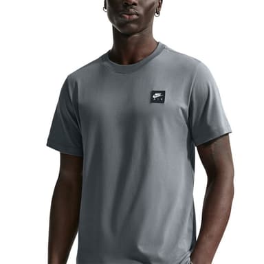 Футболка мужская Nike U NSW TEE STD AIR PATCH серая IO9514-084