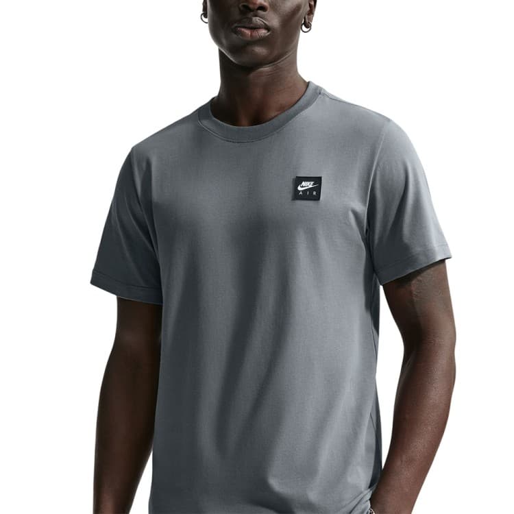 Футболка чоловіча Nike U NSW TEE STD AIR PATCH сіра IO9514-084