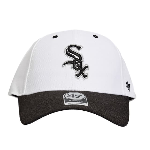 Бейсболка 47 Brand Two Tone White Sox біла B-ADBLT06WBV-WH