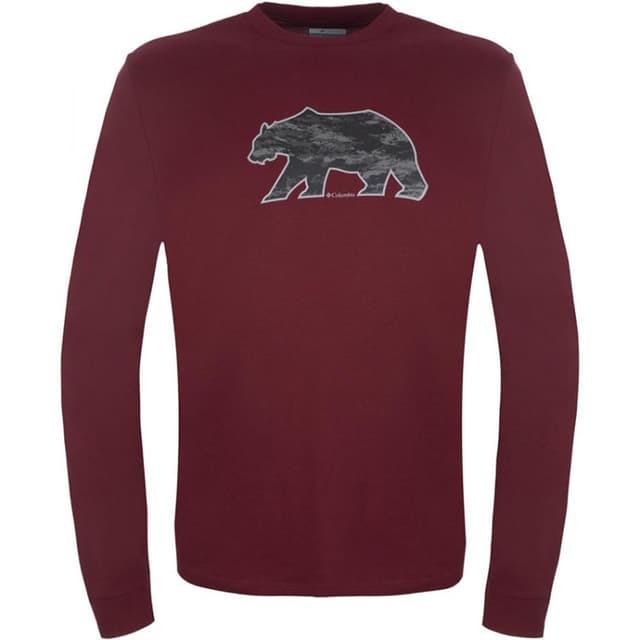 Футболка мужская Columbia Ranger River Graphic Tee бордовая 1892331-664