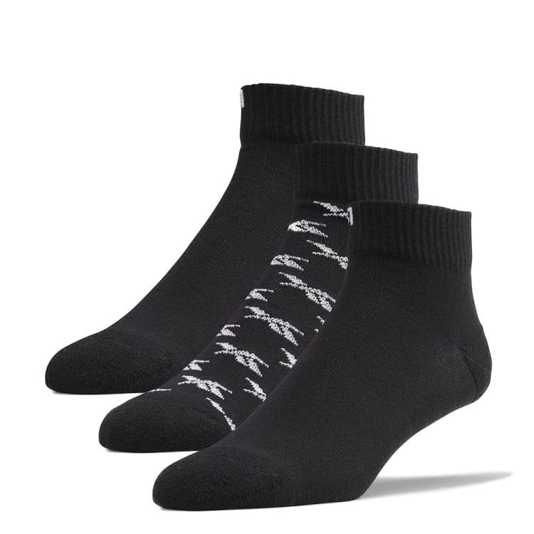 Шкарпетки Reebok Cl Fo Ankle Sock 3P чорні GG6675