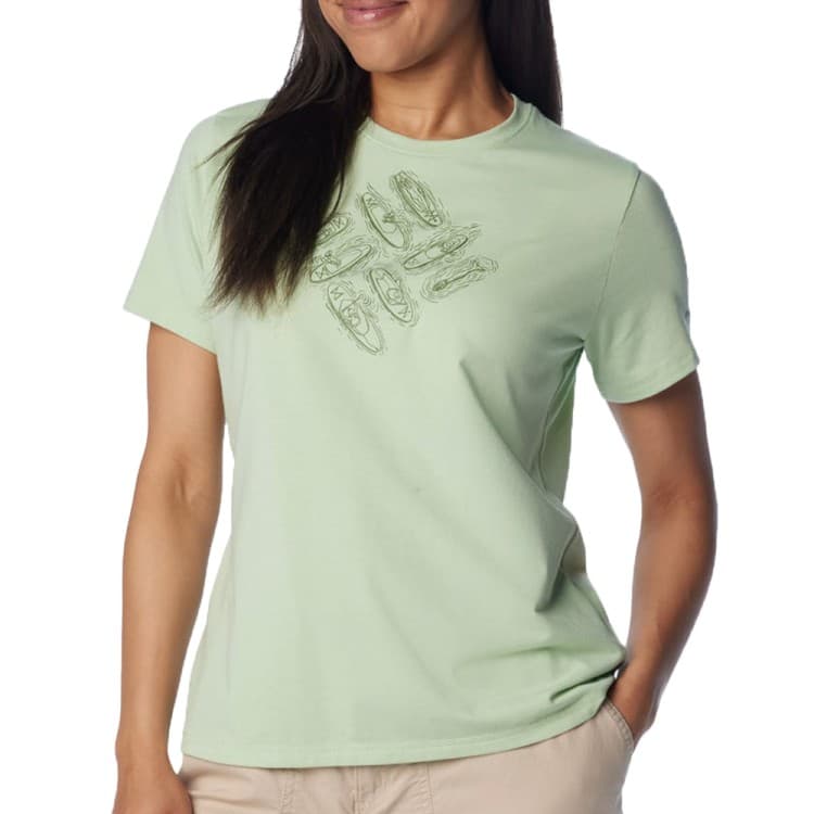 Футболка жіноча Columbia SUN TREK™ SS GRAPHIC TEE хакі 1931751-349