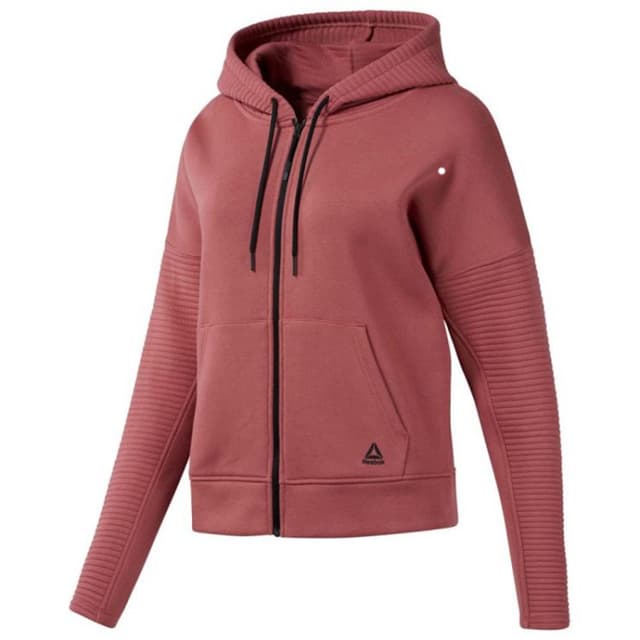 Толстовка женская Reebok WORKOUT READY розовая EC2381