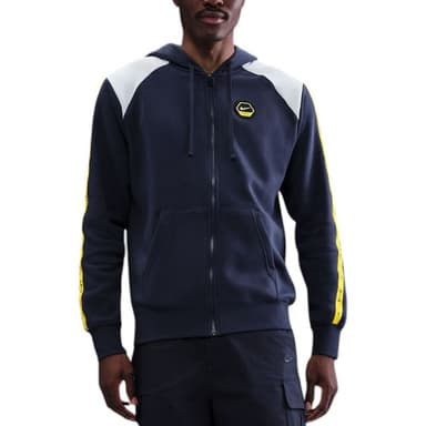 Толстовка мужская Nike M NSW CS HOODY FLC BB темно-синяя IH4285-410