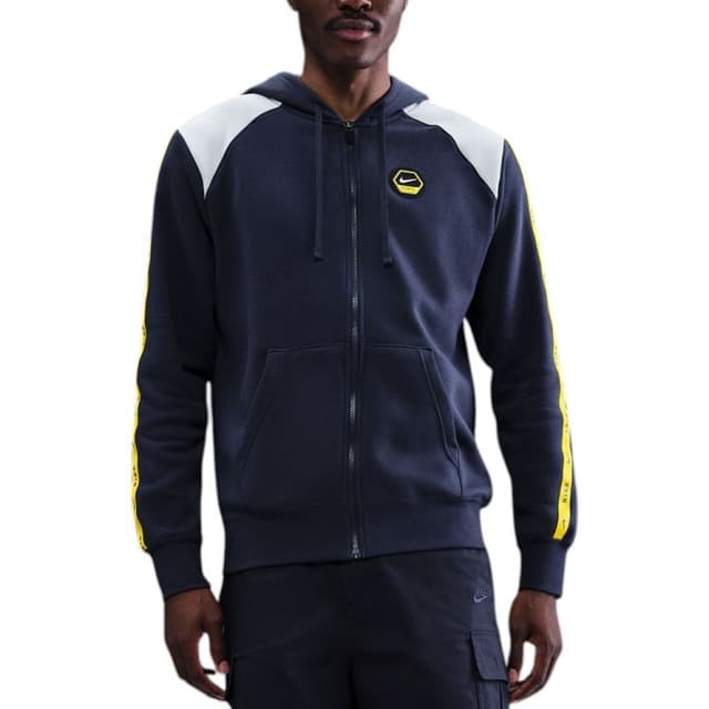 Толстовка чоловіча Nike M NSW CS HOODY FLC BB темно-синя IH4285-410