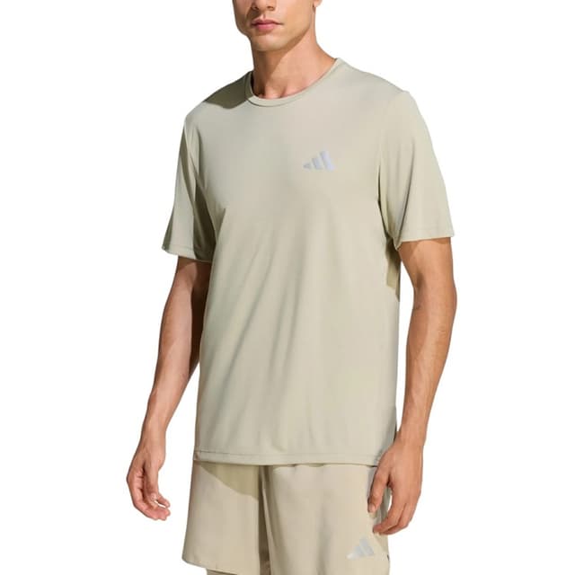 Футболка мужская Adidas Run Ess Tee M хаки KB5962
