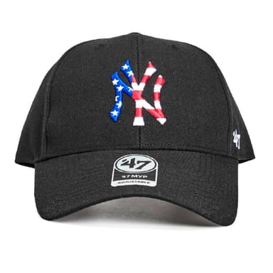 Бейсболка 47 Brand  New York Yankees черная B-FLAGM17WBV-BK