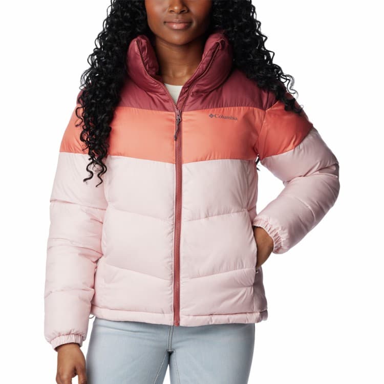 Куртка женская Columbia Puffect™ Color Blocked Jacket розовая 1955101-626