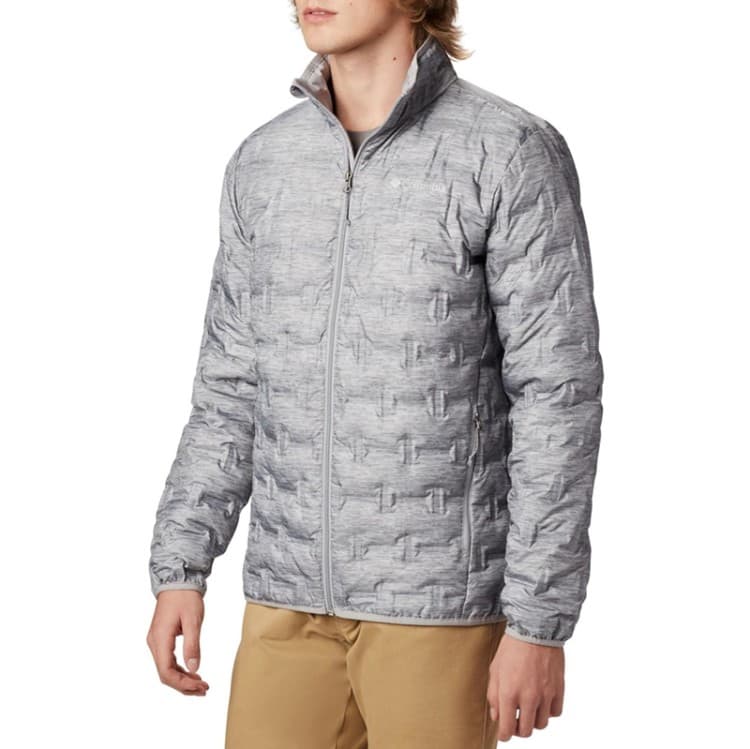 Куртка пуховая мужская Columbia Delta Ridge Down Jacket серая 1875902-039