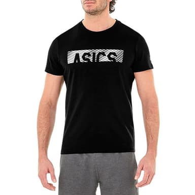 Футболка мужская Asics ESNT DIAGONAL SS TOP черная 2031A349-001