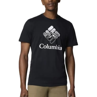 Футболка мужская Columbia M Rapid Ridge™ Graphic Tee черная 1888811-001