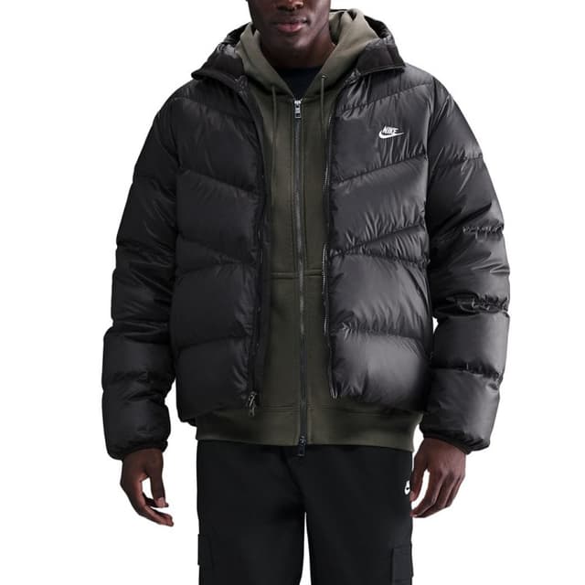 Куртка чоловіча Nike M NK WINDRUNNER STMNT DWN JKT чорна HQ7790-011
