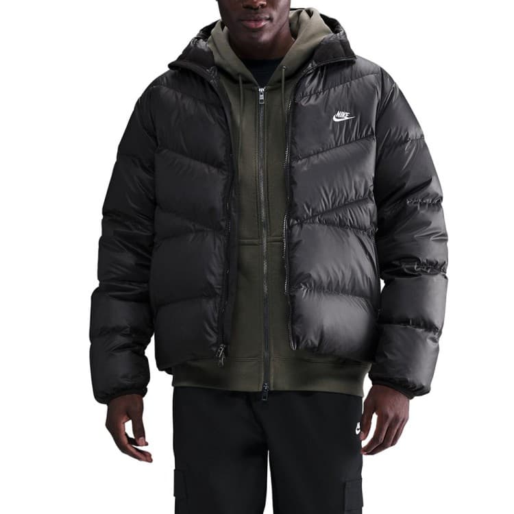 Куртка чоловіча Nike M NK WINDRUNNER STMNT DWN JKT чорна HQ7790-011