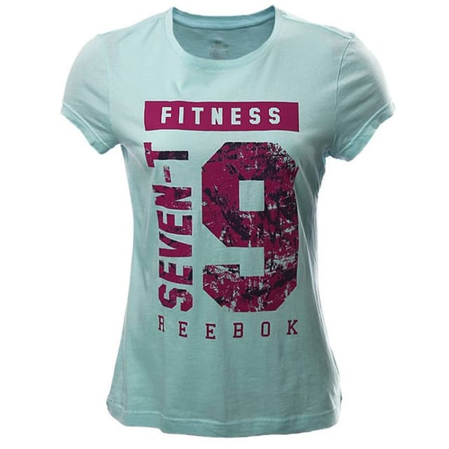 Футболка женская Reebok WOR SUPREMIUM 2.0 голубая AA9339