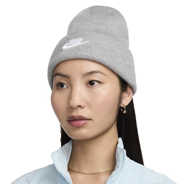 Шапка Nike U NK PEAK BEANIE TC FUT F24 L сіра HF0186-063