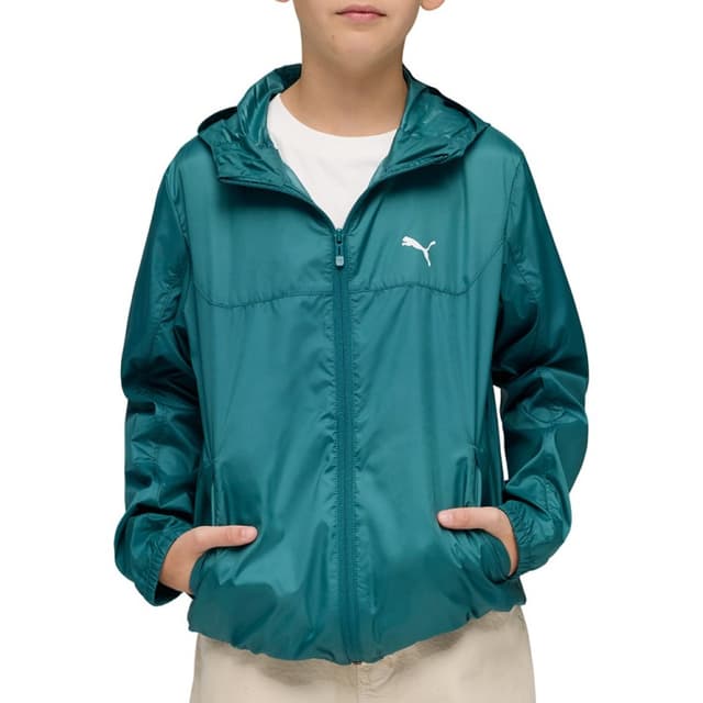 Вітрівка дитяча Puma Ess Regular Windbreaker зелена 68516541