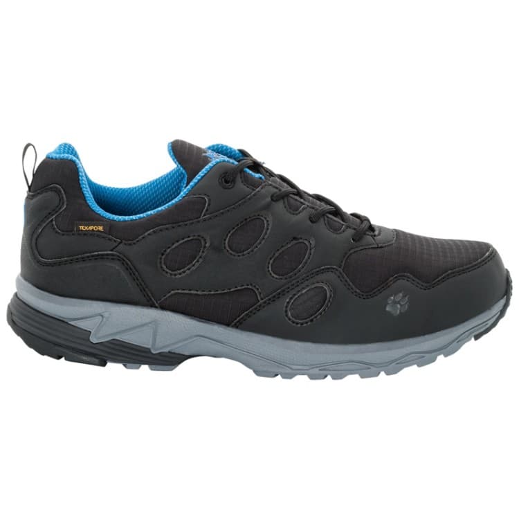 Кроссовки мужские Jack Wolfskin VENTURE FLY TEXAPORE LOW M серые 4022081-1062
