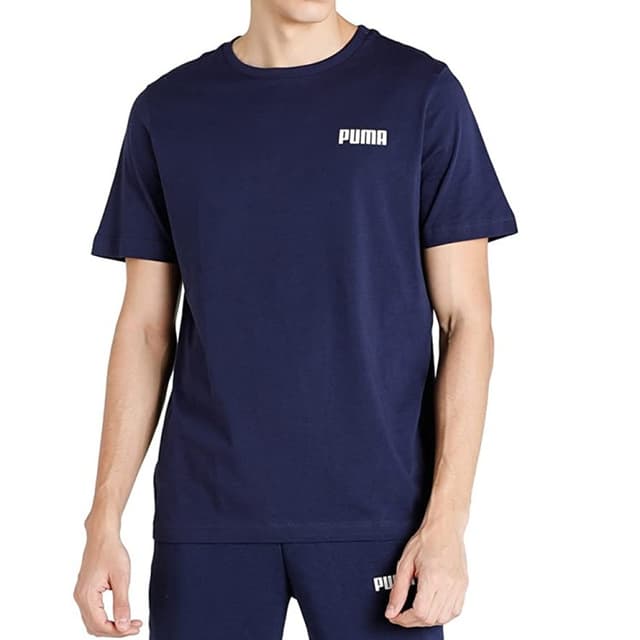 Футболка чоловіча Puma ESS Small PUMA Tee M синя 84722505