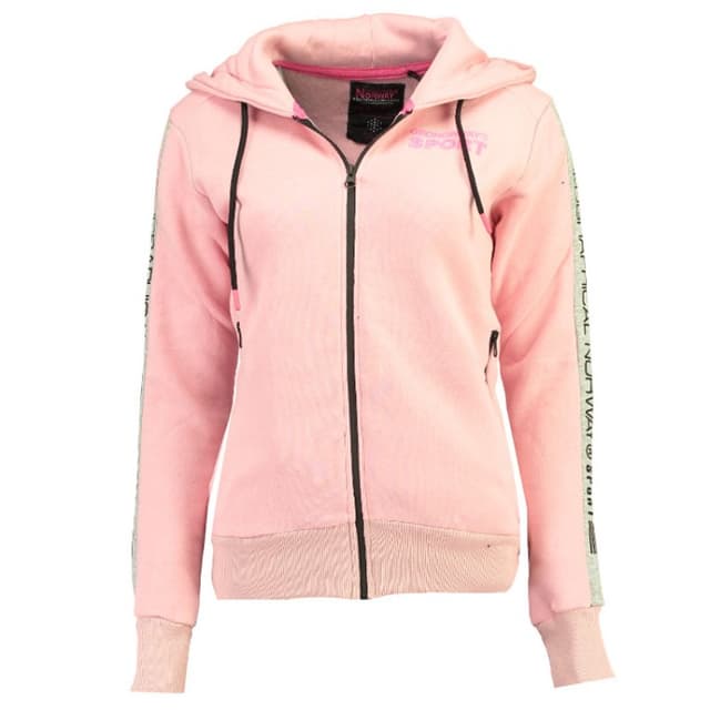 Толстовка женская Geographical Norway розовая WQ886F-600