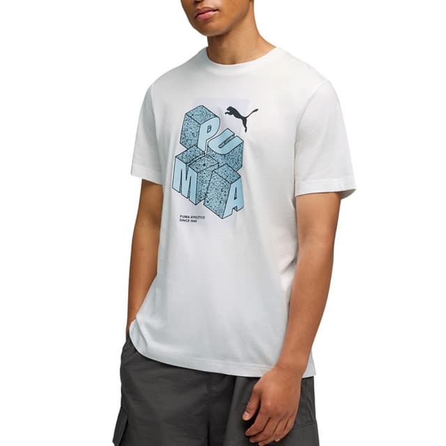 Футболка мужская Puma GRAPHIC Tee белая 69178202