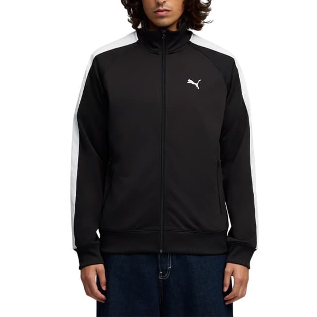 Толстовка чоловіча Puma ESS T7 Poly Track Jacket чорна 69246201
