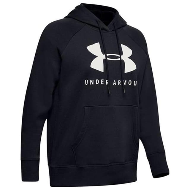 Толстовка жіноча Under Armour RIVAL FLEECE SPORTSTYLE GRAPHIC чорна 1348550-001