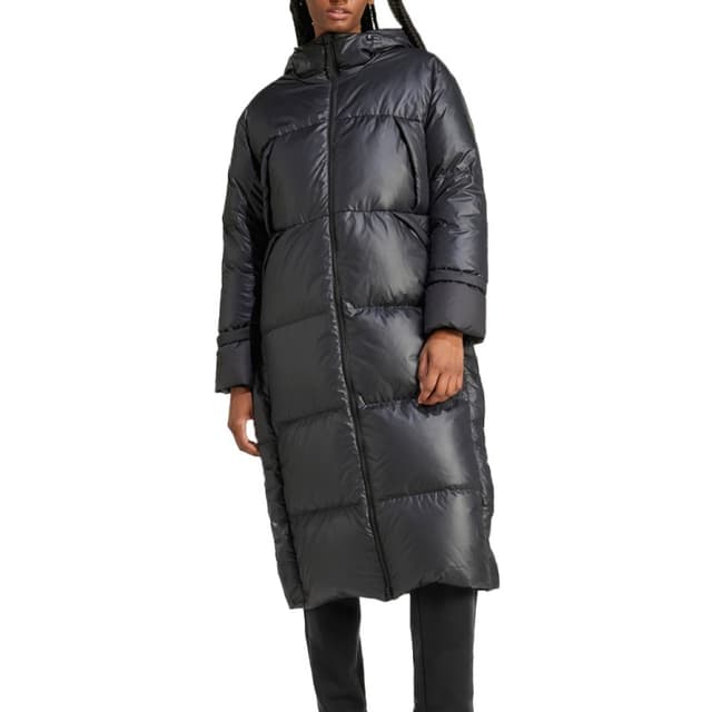 Куртка жіноча Adidas W BIG BAFFLE C чорна IV9770