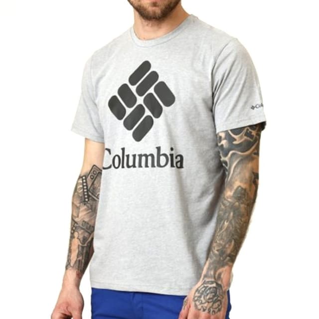 Футболка мужская Columbia Warren Grove ™ Tee серая 1872711-042