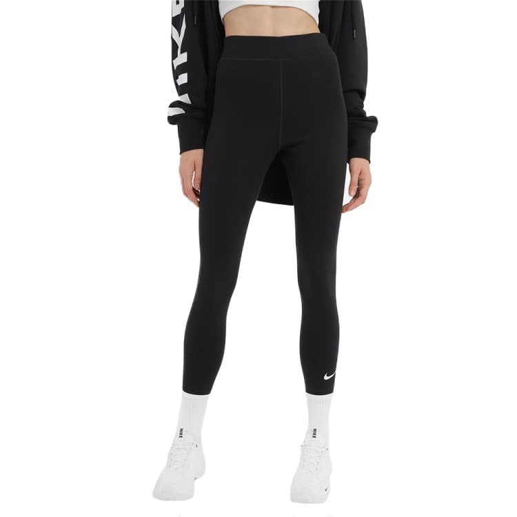 Леггинсы женские Nike W NSW NK CLSC HR 7/8 TIGHT LBR черные DV7789-010