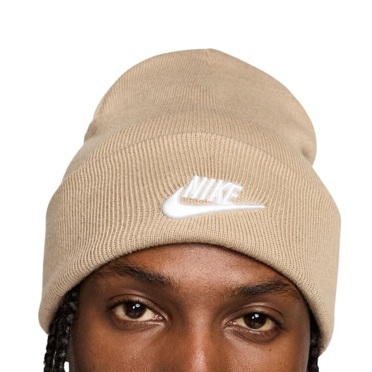 Шапка Nike U NK PEAK BEANIE TC FUT F24 L бежева HF0186-247
