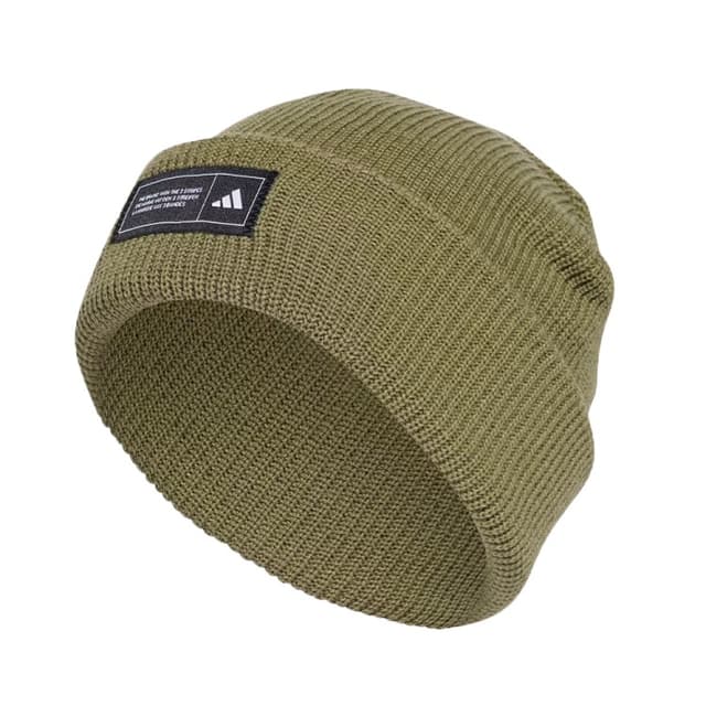 Шапка  Adidas ESS BEANIE CUFF хакі IY5257