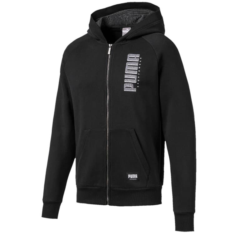 Толстовка мужская Puma Athletics FZ FL черная 58015101
