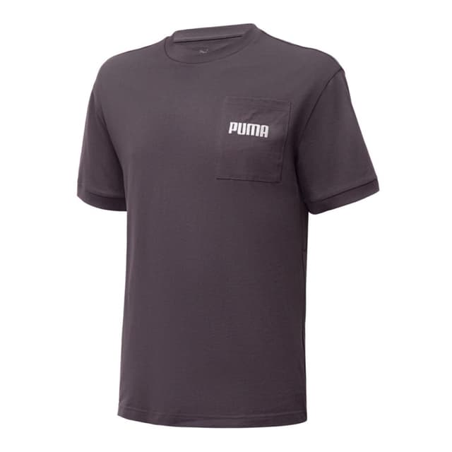 Футболка чоловіча Puma Boxy Tee темно-сіра 53741718