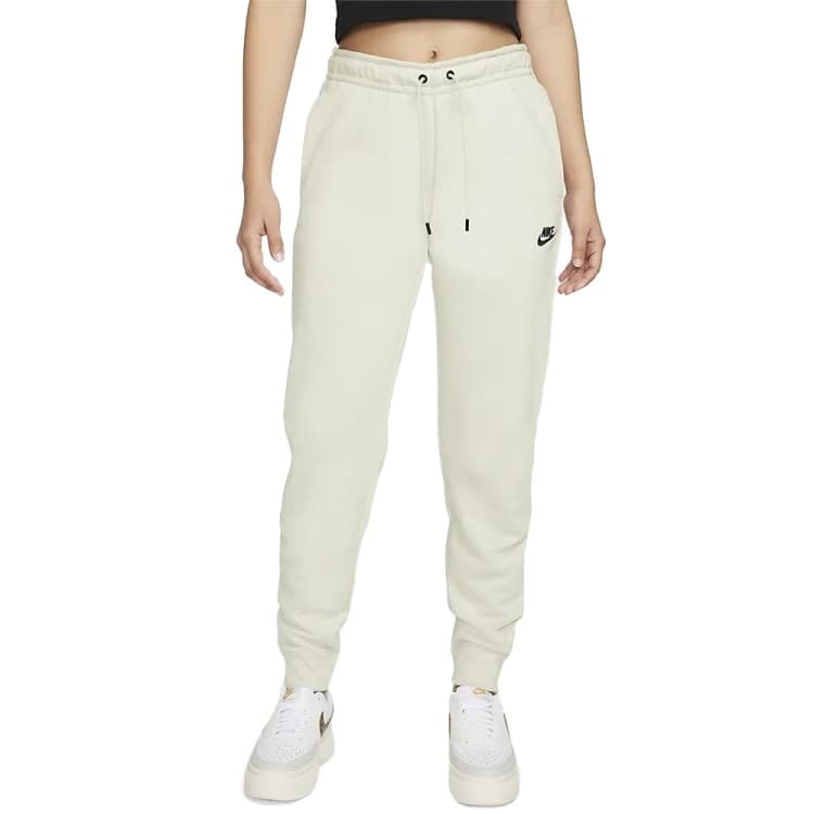 Брюки женские Nike W Nsw Essntl Pant Reg Flc Mr бежевые DX2320-104