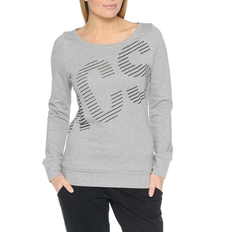 Толстовка женская Asics GRAPHIC CREW (W) серая 126296-0714