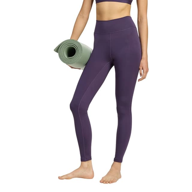 Леггинсы женские Adidas All Me Ess 1/1 фиолетовые JW7659