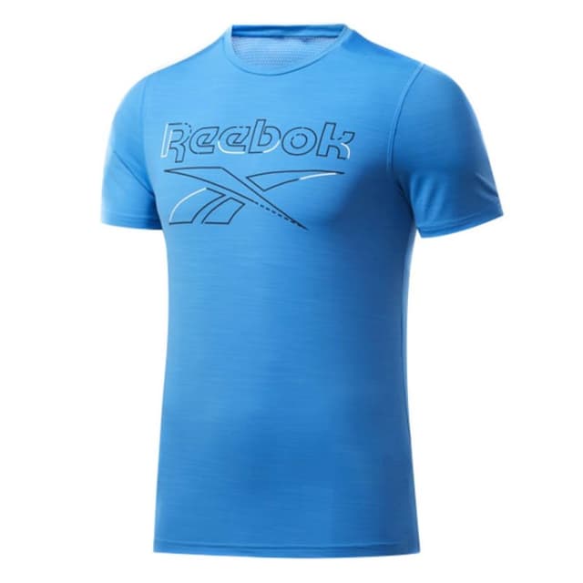 Футболка мужская Reebok Workout Ready Activchill голубая FU3284