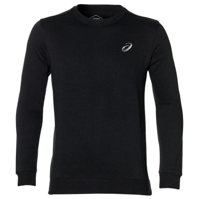Толстовка мужская Asics Chest Logo Crew черная 2031A979-001