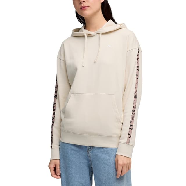 Толстовка женская Puma ESS GRAPHIC Animal Comfort Hoodie TR молочная 69182287 